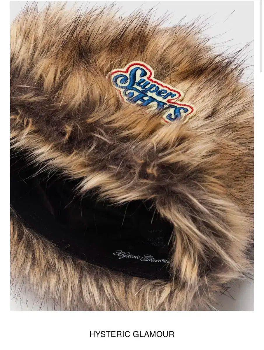 HYSTERIC GLAMOUR ヒステリックグラマー Super HYS コサック キャップ ブラウン