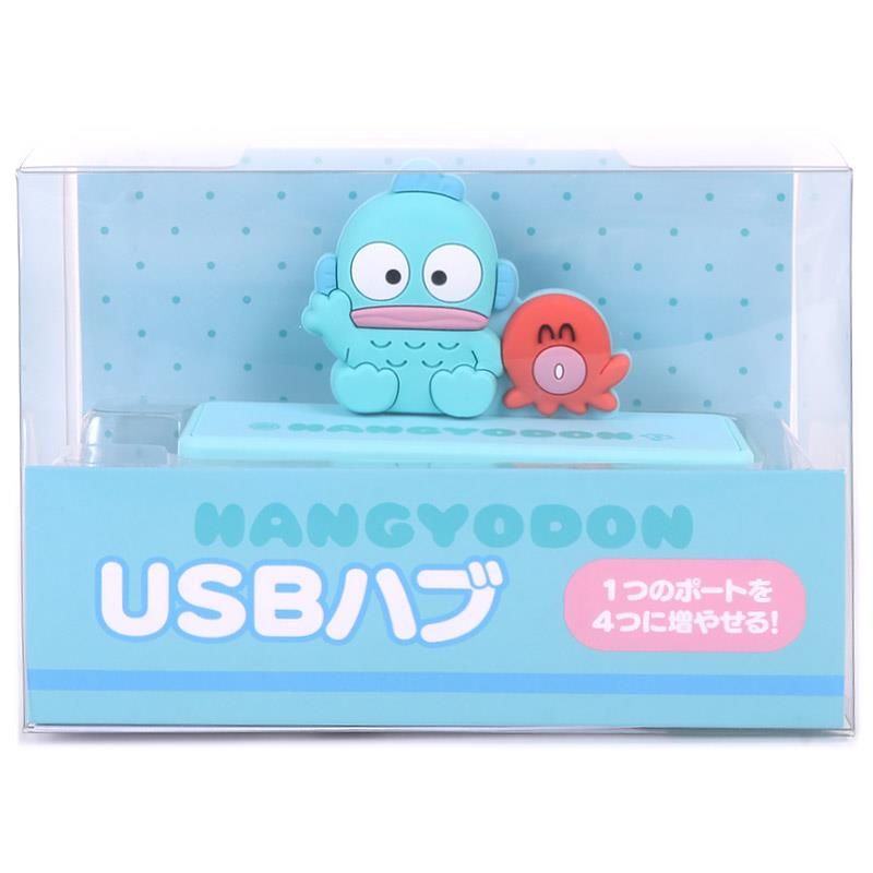 ハンギョドン USBハブ スリム 4ポート サンリオ sanrio キャラクター