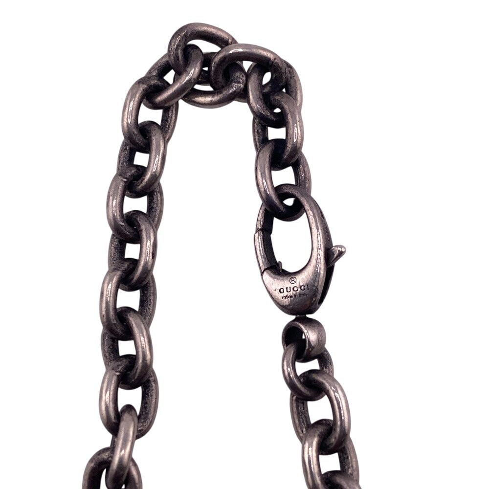 グッチ GUCCI ネックレス エボニー クロスモチーフ ブラック