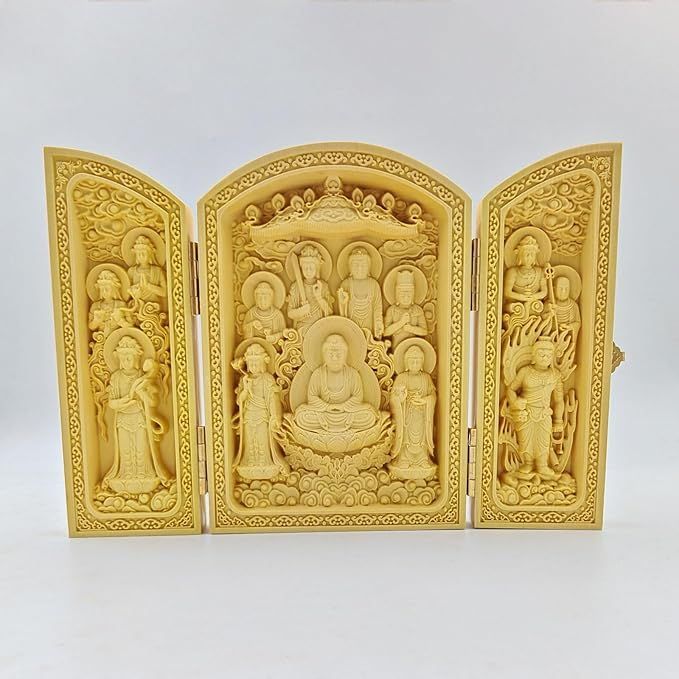 お盆お彼岸大特価中仏像★香木材 三宝尊付 日蓮上人(日蓮聖人)像2.5寸★眼入り お盆お彼岸大特価中仏像☆香木材 三宝尊付 日蓮上人(