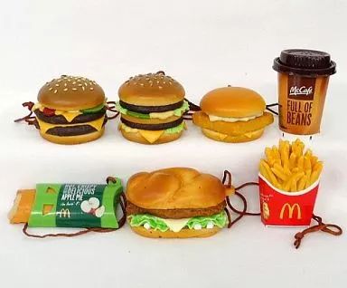 中古】ストラップ(キャラクター) フードストラップ7個セット