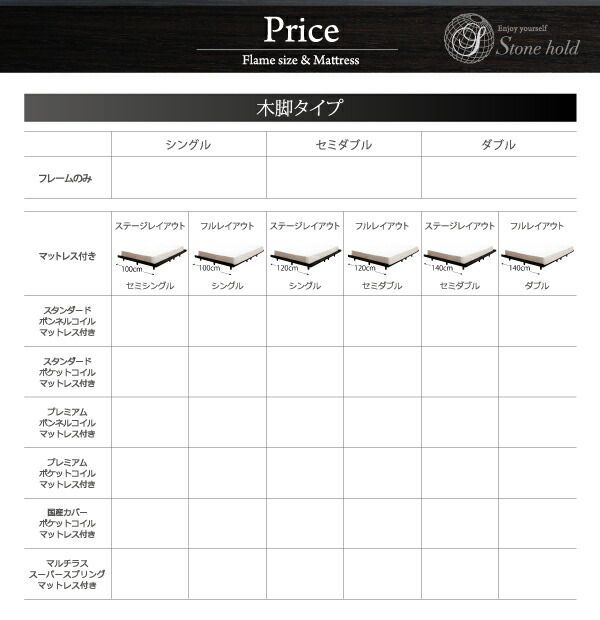 デザインボードベッド hold Stone ストーンホルド デザインボードベッドStone 生産終了品 holdストーンホルド 🌱 ストーン 3組シングルベッドフレーム 国産カバー Stone_hold シングル ローベッド スタンダード holdスタンダードポケット