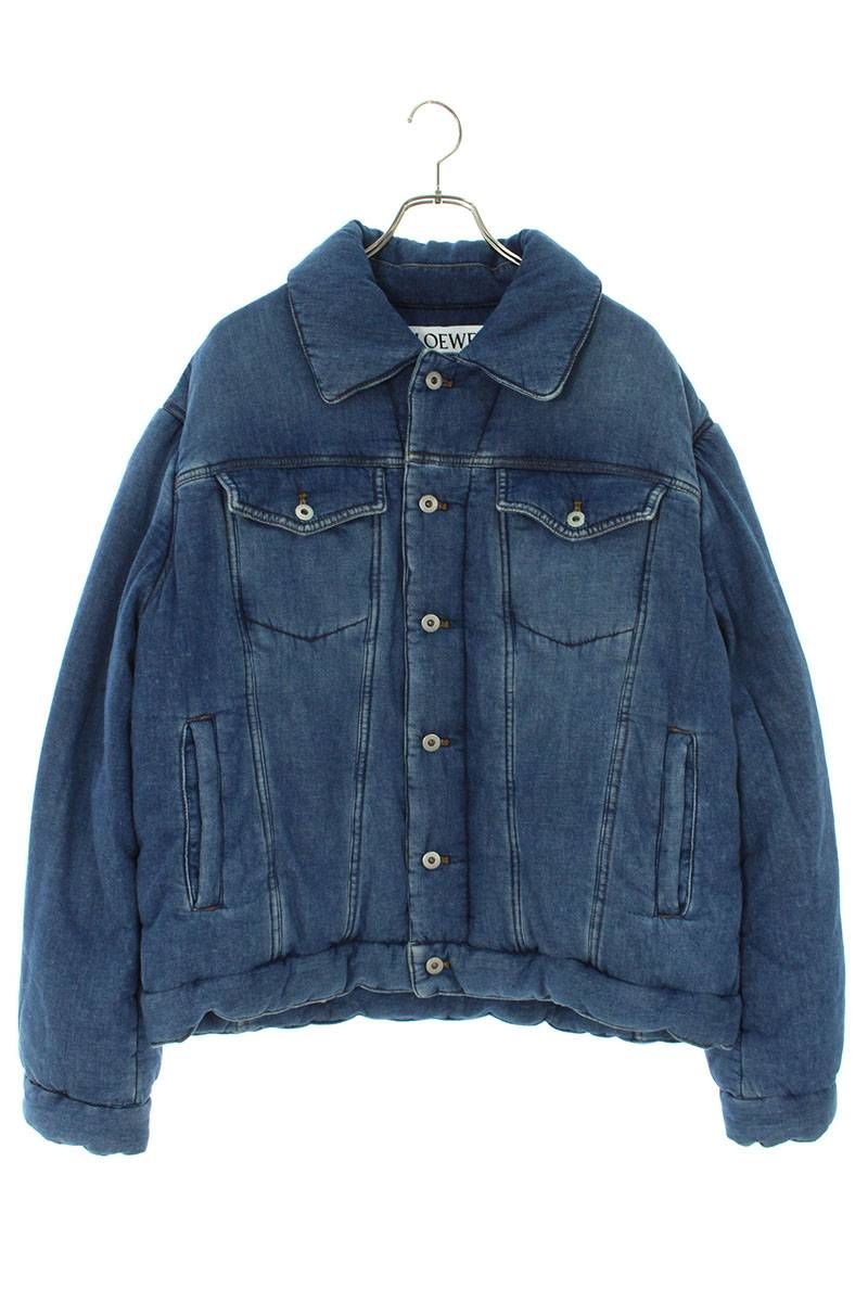 ロエベ 22AW H526Y50X09 Padded Denim Jacket パデッドデニム