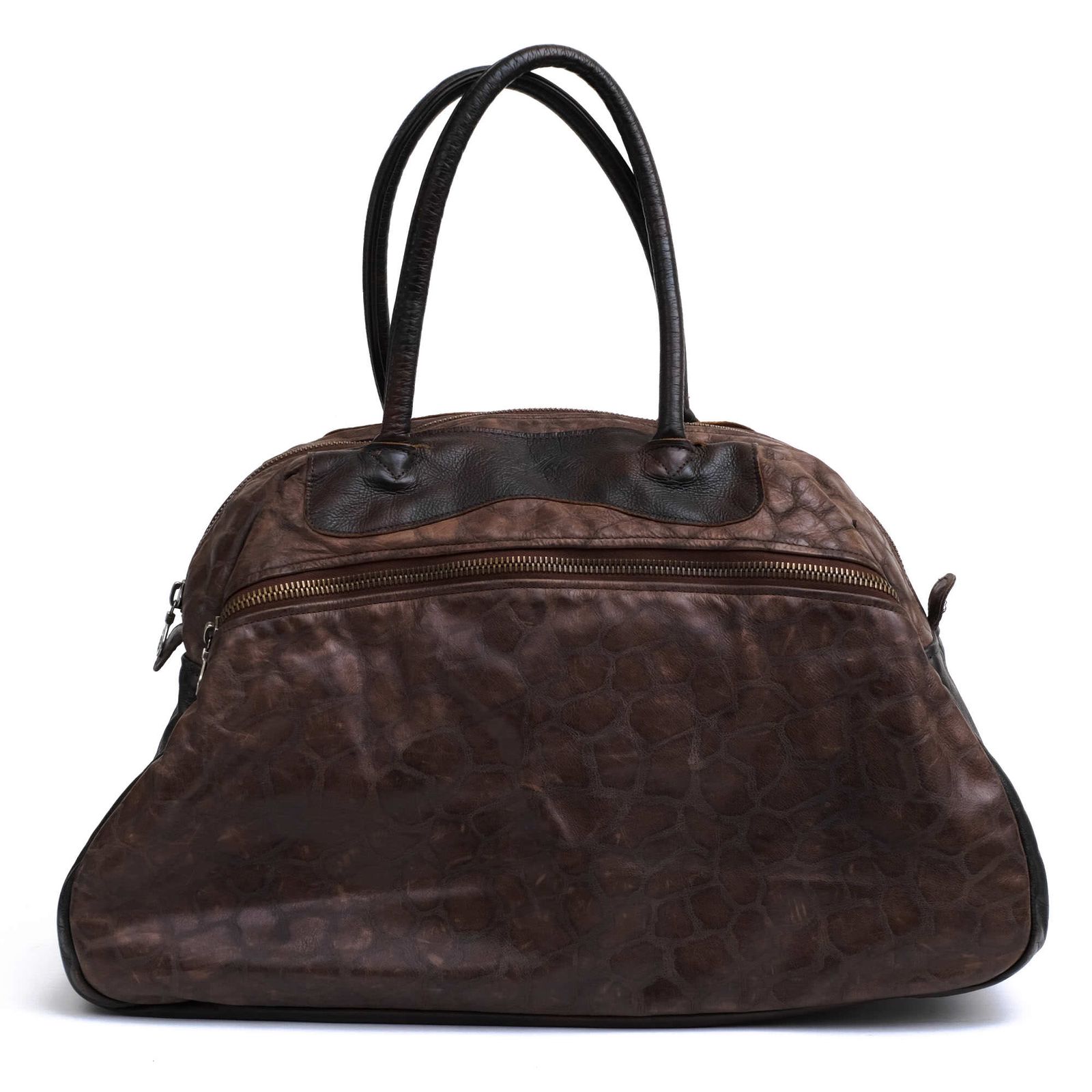 【Jas M.B】ダークブラウン レザー ボストンバッグ Jas M.B】ダークブラウン レザー ボストンバッグ ジャスエムビー