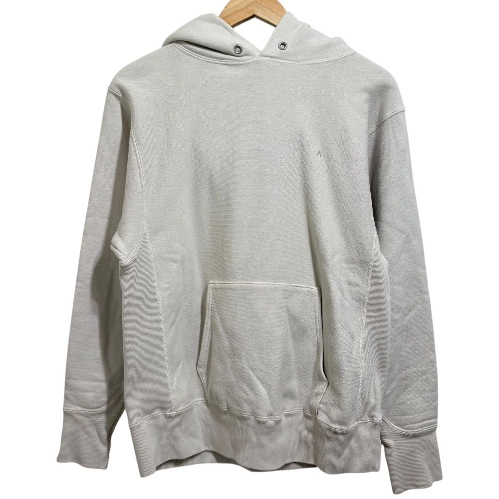 22SS ATON エイトン NATURAL DYE URAKE HOODIE プルオーバー パーカー オーバーサイズ 02 ライトベージュ レディース 古着