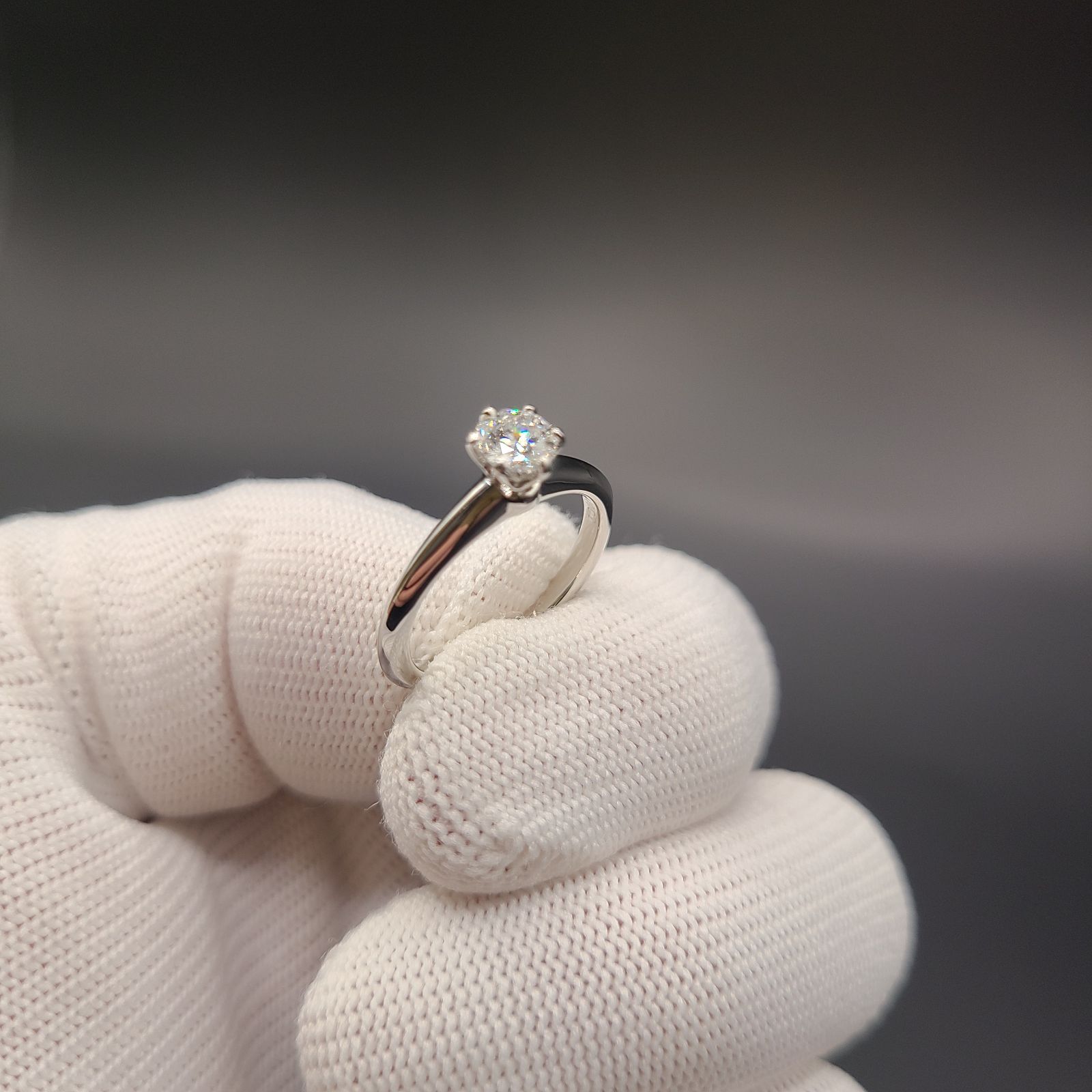☆美品☆Tiffany& Co. ティファニー☆ダイヤリング 婚約指輪☆0.40ct 