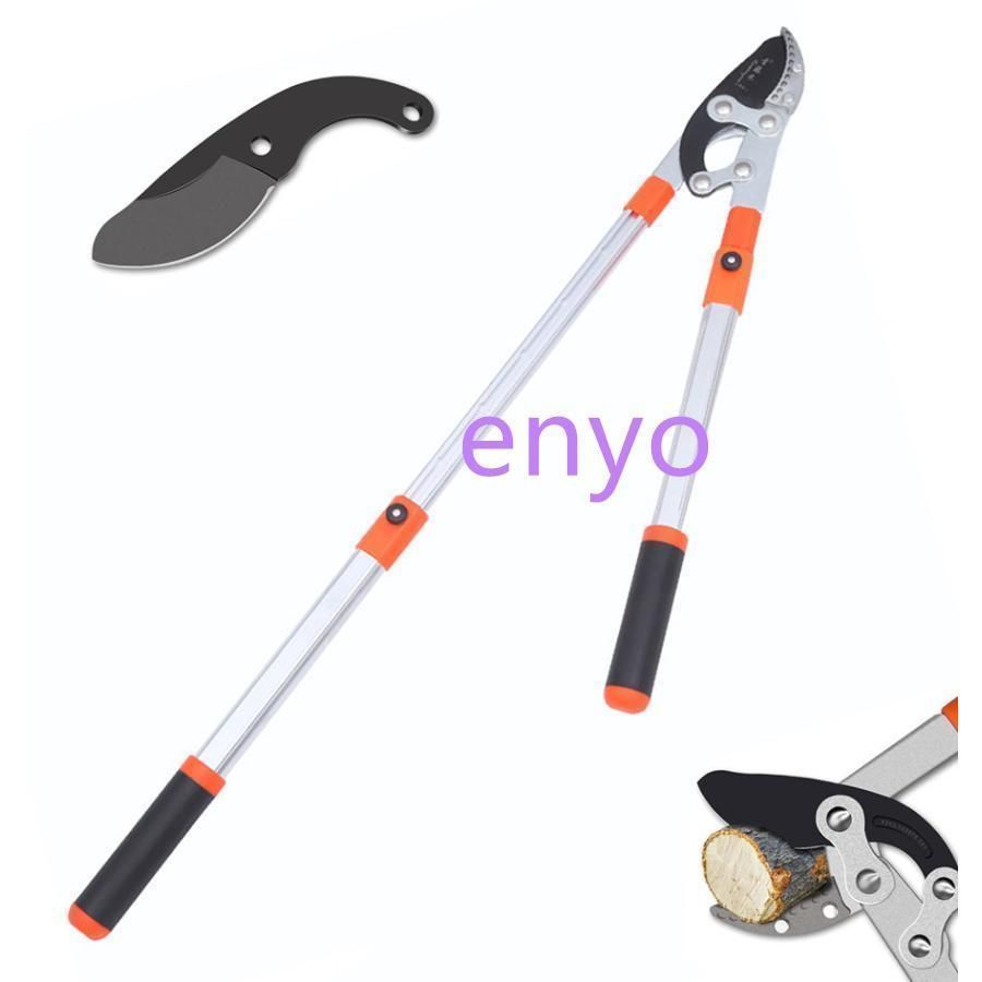 園芸用ばさみ 太枝切鋏 切断径55mm 強力型 剪定ばさみ テコ式伸縮長さ69-103cｍ 高枝切りバサミ 趣味の園芸用品 樹木の剪定が簡単にできる