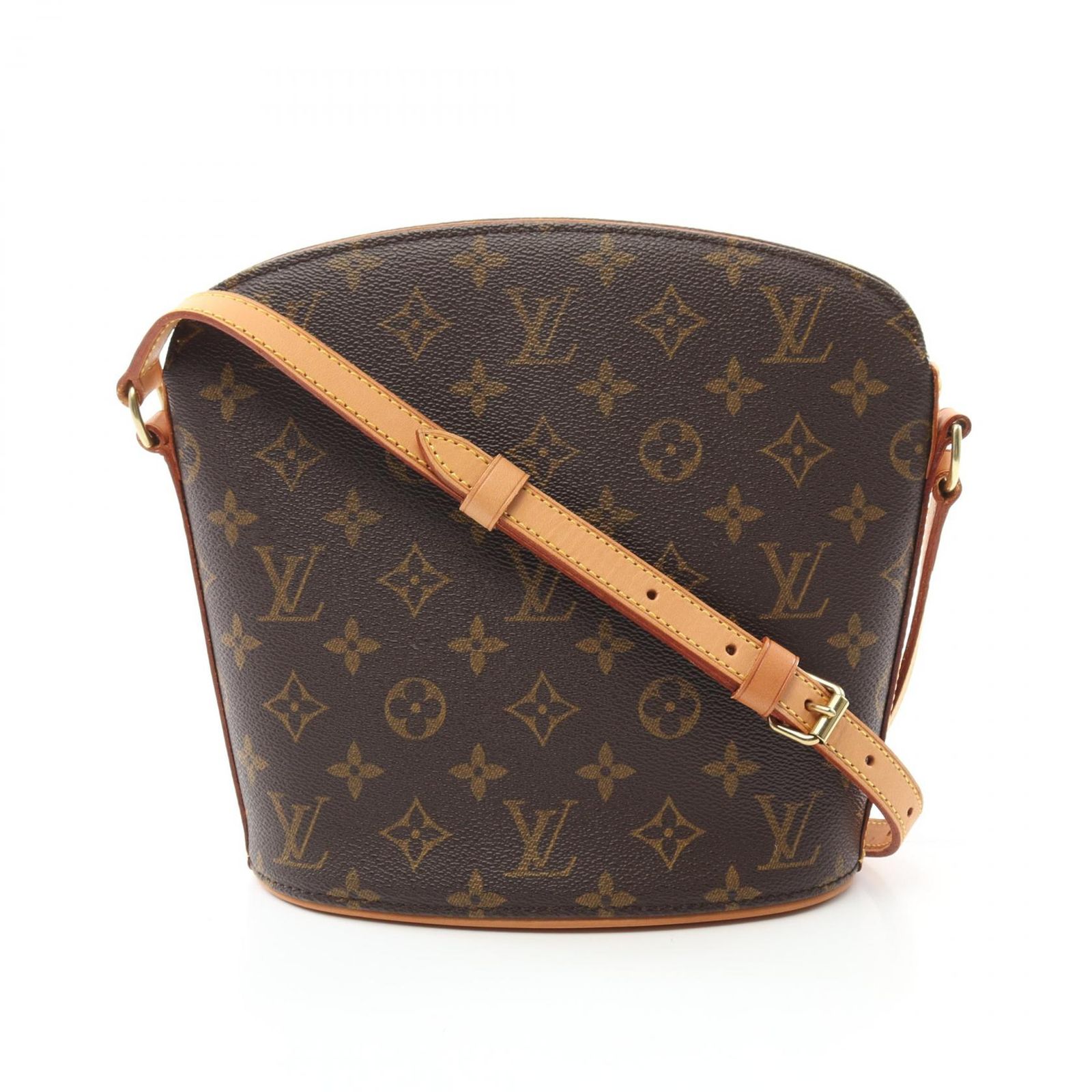 ルイ ヴィトン LOUIS VUITTON ショルダーバッグ ドルーオ M51290 PVCコーティングキャンバス レザー ドルーオ レディース Used A