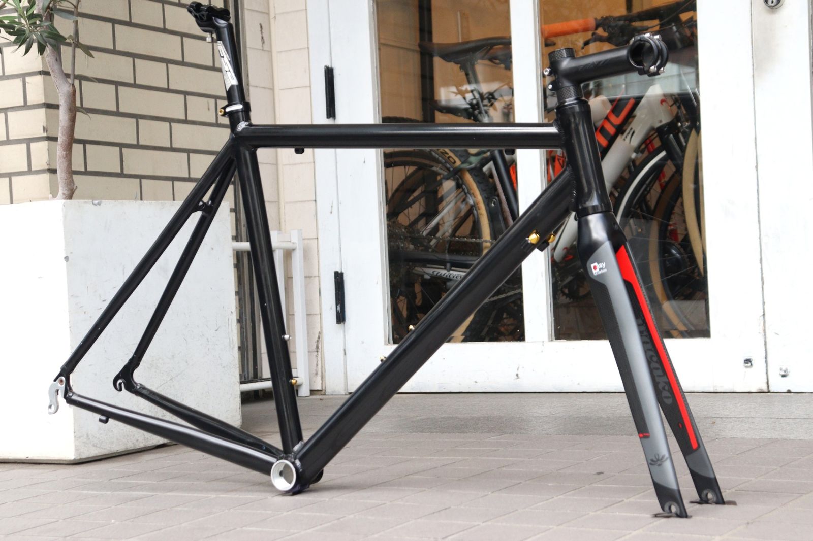 ティーエヌアイ TNI MK2 2012頃 54サイズ アルミ ロードバイク フレームセット 横浜店