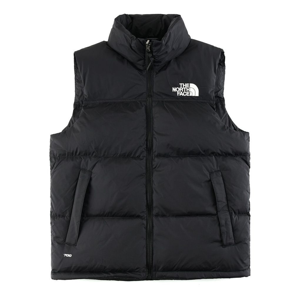 THE NORTH FACE ノースフェイス ダウンベスト ヌプシ ダウン ベスト ビッグロゴ 1996RETRONUPTSE センターロゴダウンベストブラック %612