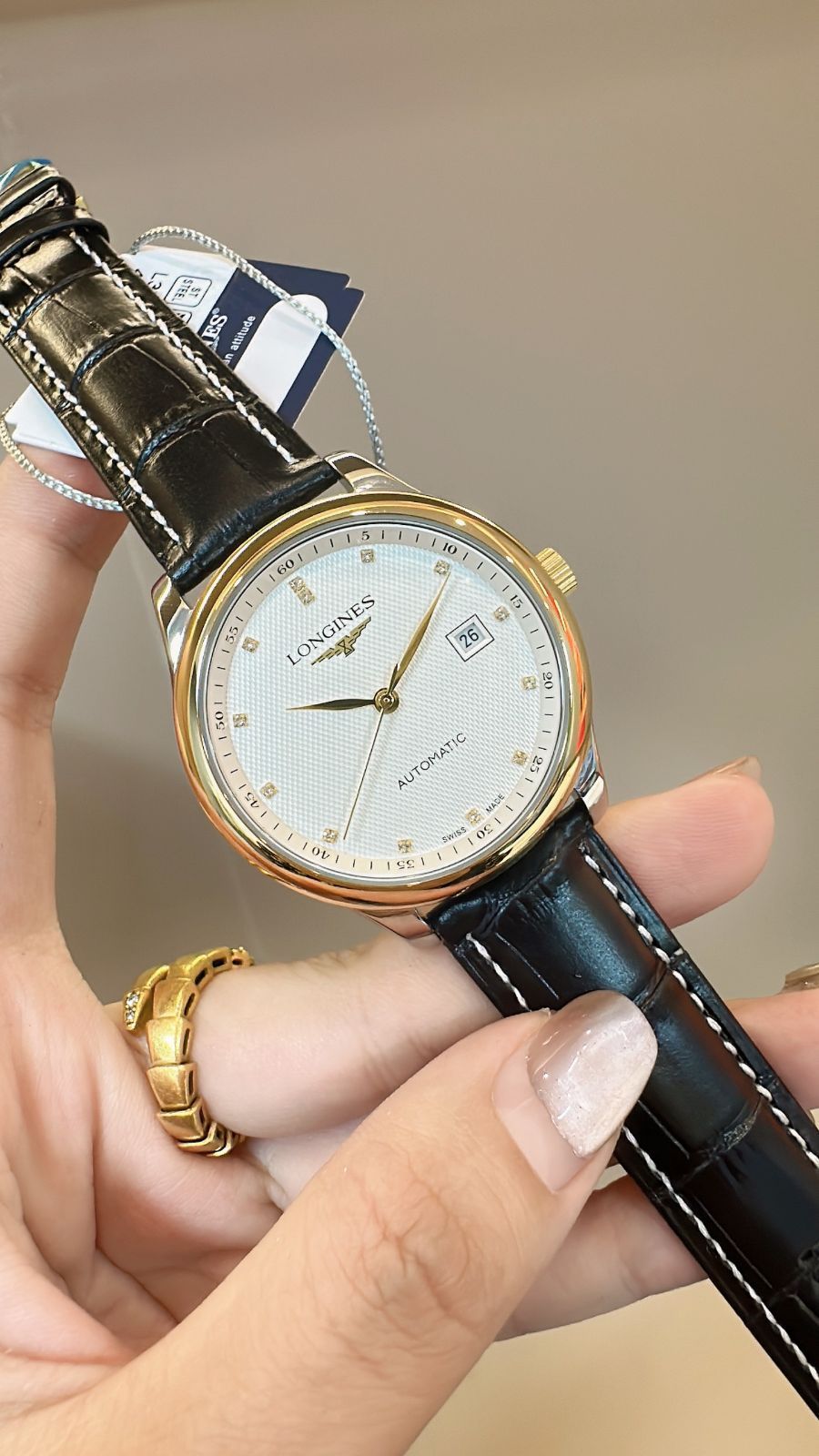 Longines] 名匠シリーズ メンズ機械式腕時計 - 専用ケース