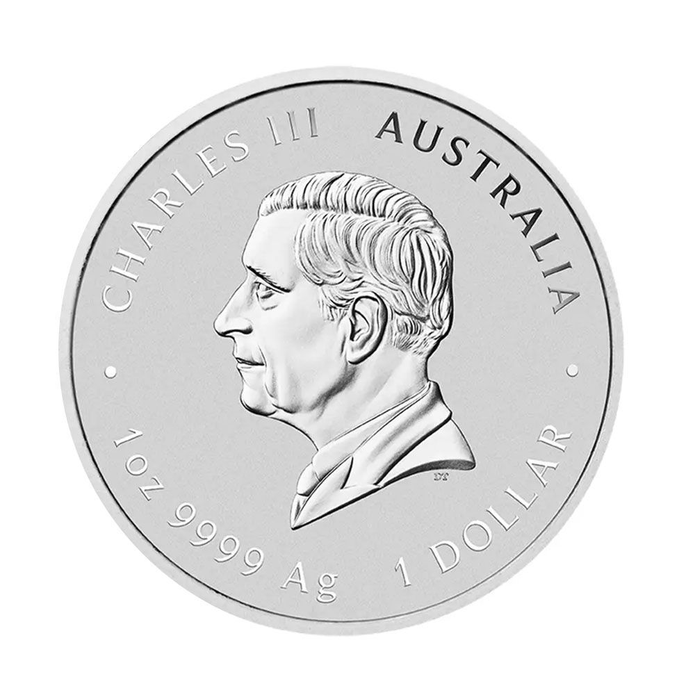 100ポンド ホビー・楽器・アート イギリス 2025 ロイヤルアームズ 王室紋章 2ポンド 1オンス 銀貨 【