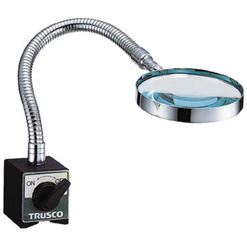 未開梱 トラスコ中山 マグネット付拡大鏡 倍率2倍 TMK80