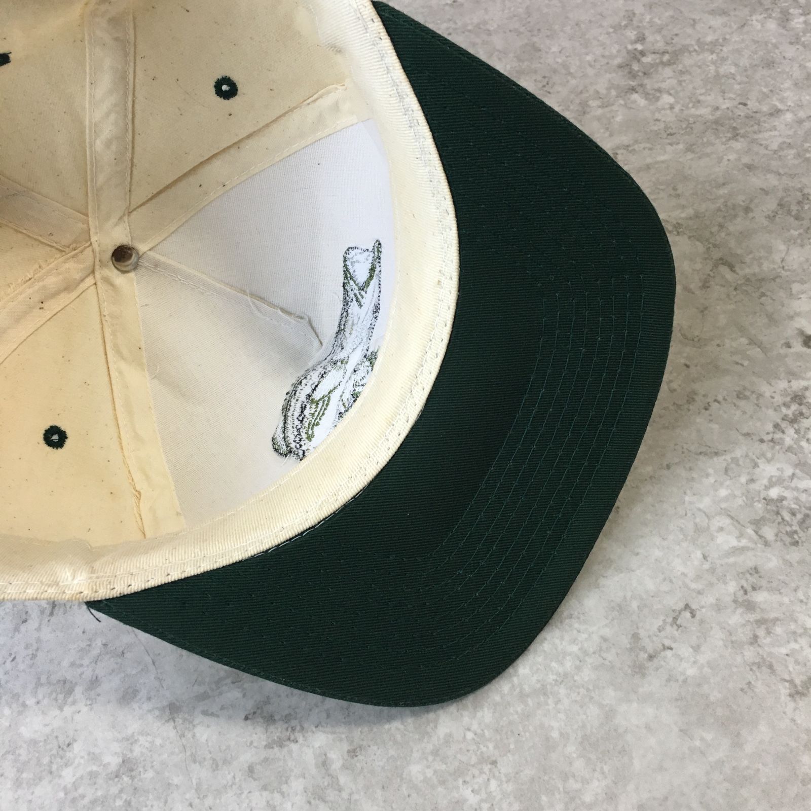 90~00s AL AGNEW Black Bass 5Panel Cap アル・アグニュー ブラック