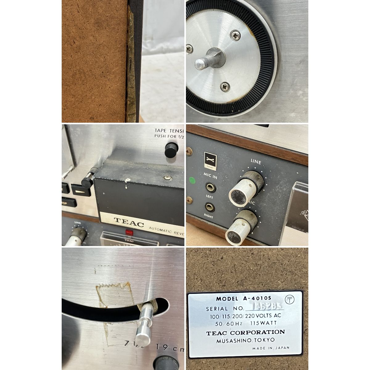 TEAC A-4010S AR-40S オープンリールデッキ テープデッキ 音響