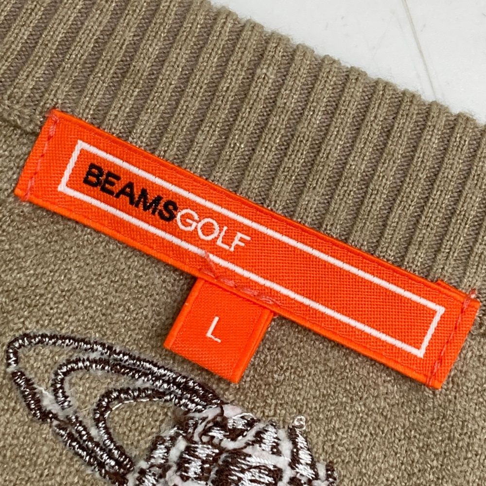 サイズ：L BEAMS GOLF ビームスゴルフ 2023年モデル ニットセーター