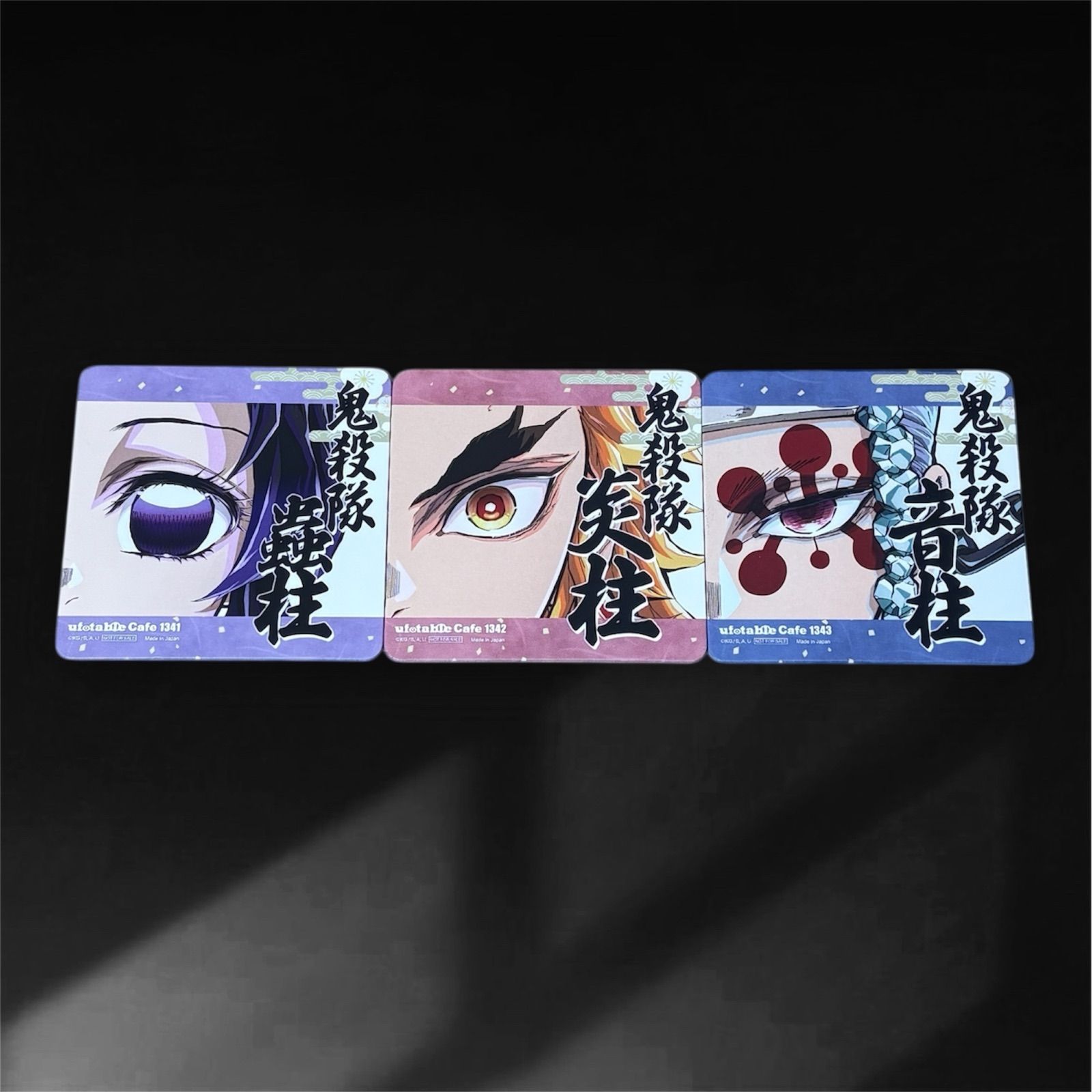 ⑥ 鬼滅の刃 柱カフェ 柱展開催記念コースター 9種類セット販売！