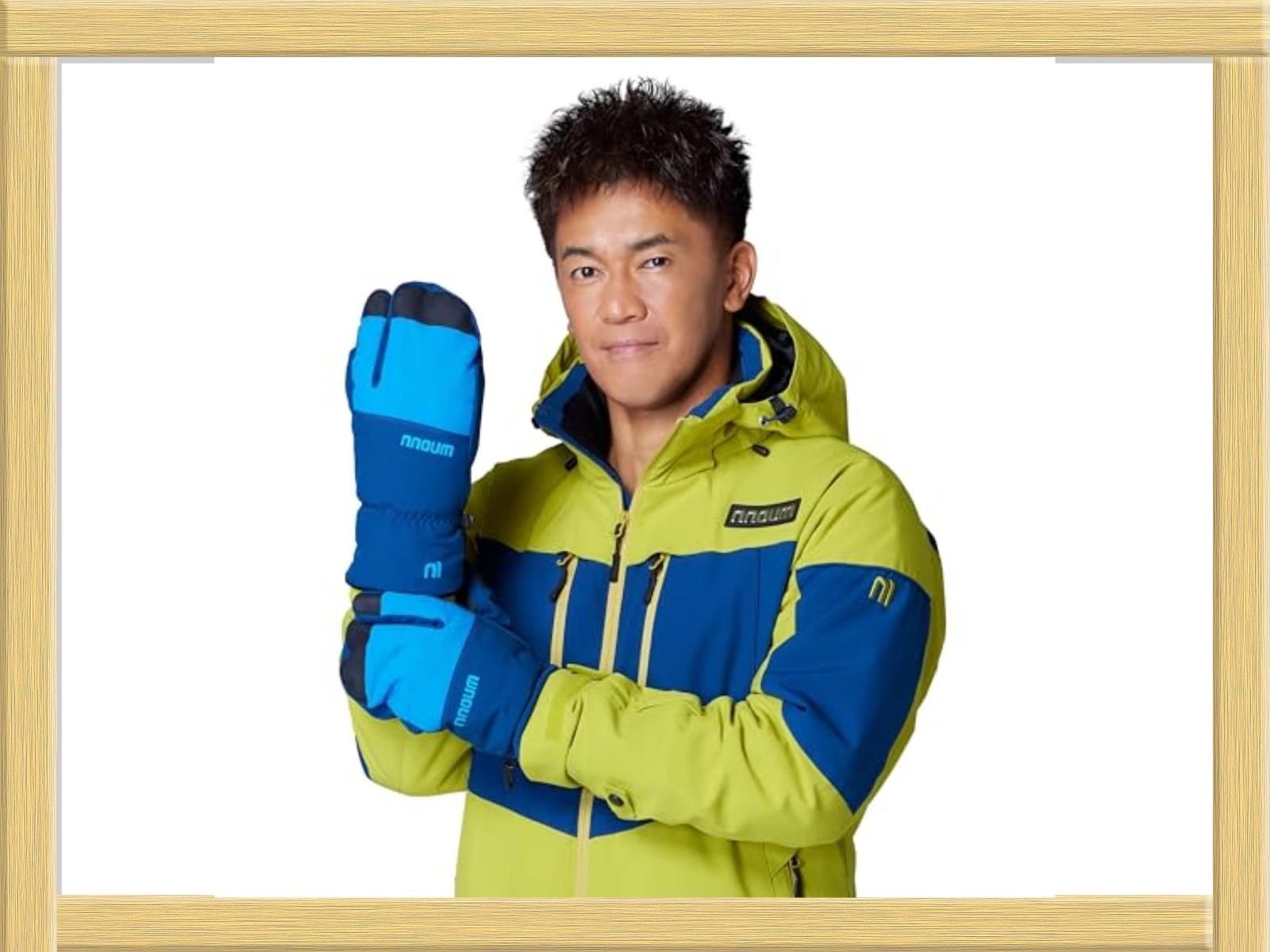 スキーグローブ メンズ 手袋 ハイブランドと同工場で安心の品質 NNOUM ノア
