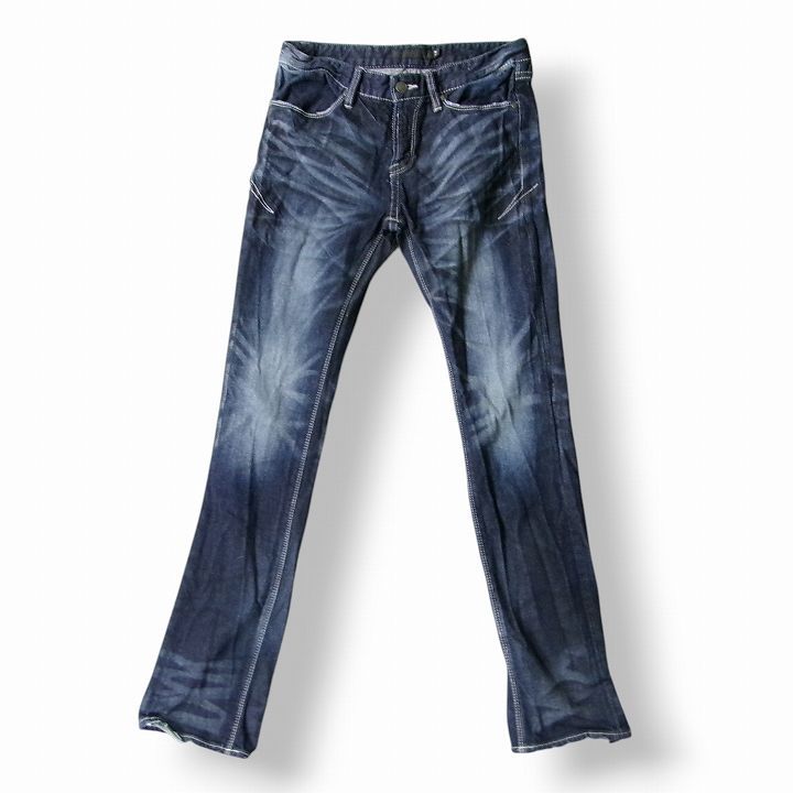 FUGA フーガ ヒゲ加工デニムパンツ 44J0913