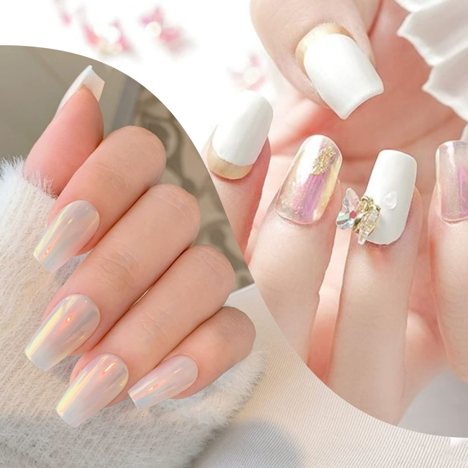 ネイル用品 フロートシアーネイル(ブルー) ネイルチップ（つけ爪） CHELSEA