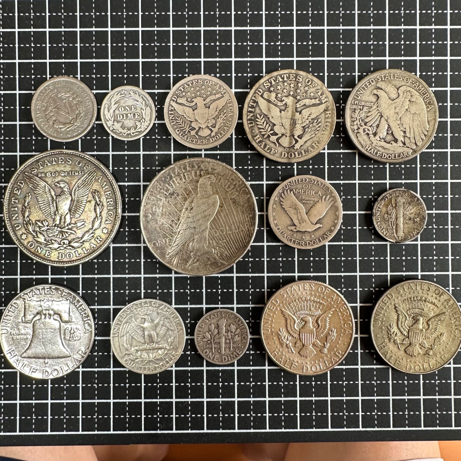 必見 1910年代-1967 アメリカ 銀貨 27枚まとめ ケネディ 未使用品有 Yahoo!オークション -「ケネディコイン 銀貨」の落札相場・落札価格