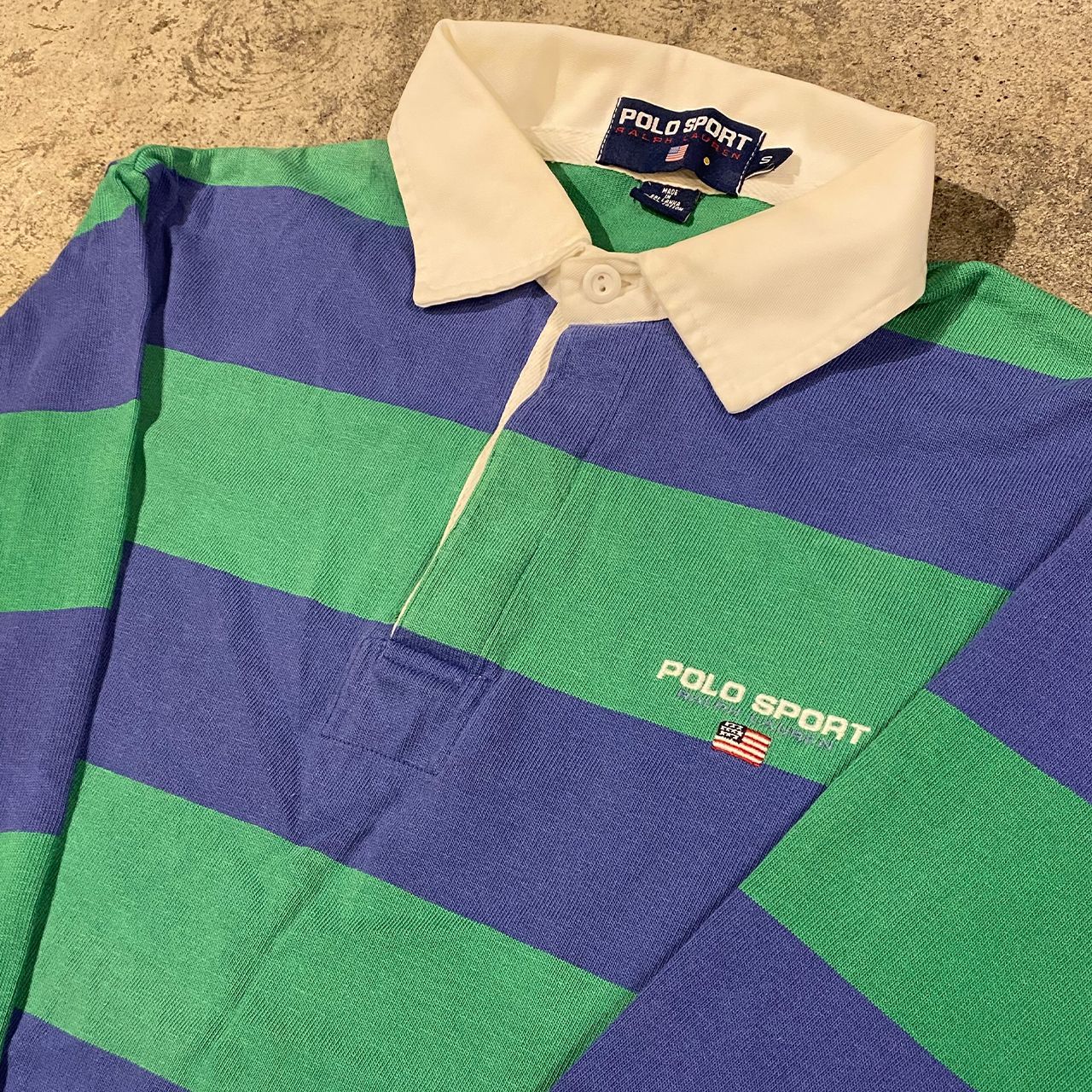 POLO SPORT】1990s Big Size Rugger Shirt