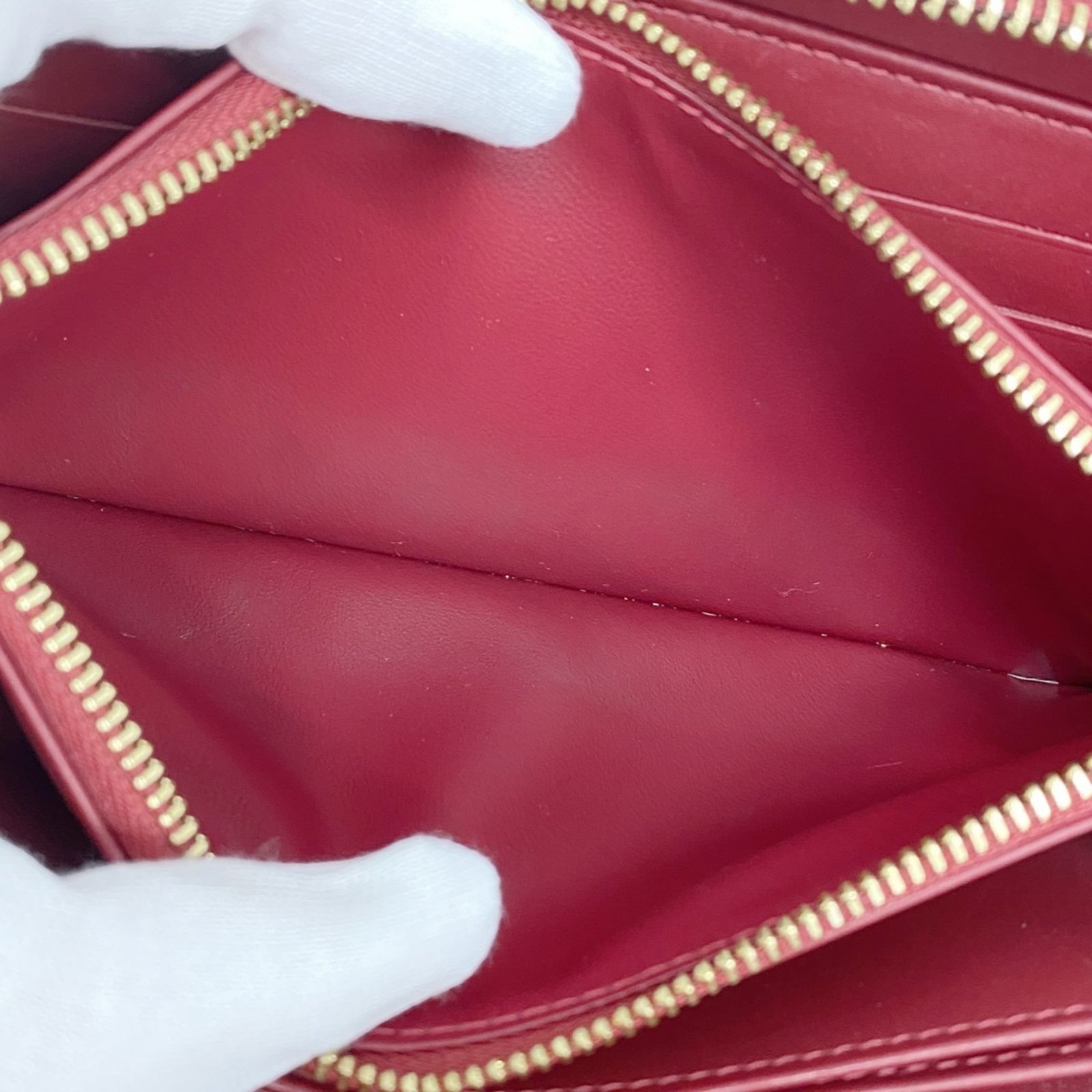 ルイヴィトン ヴェルニ オレンジサンセット ジッピーウォレット M91981