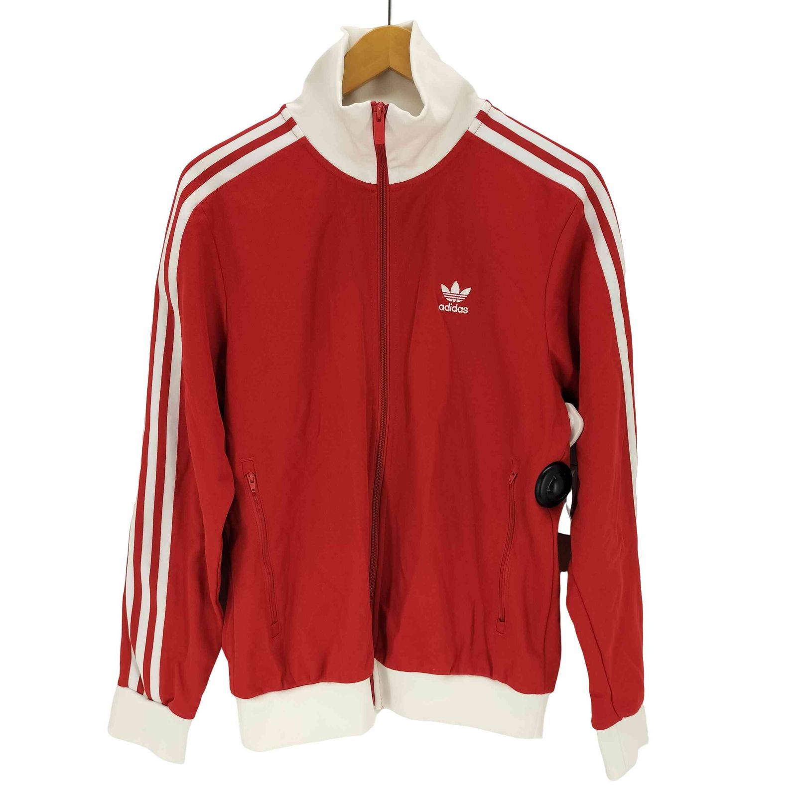 adidas トラックトップ べッケンバウアー マルーン ダブルジップ XL 赤