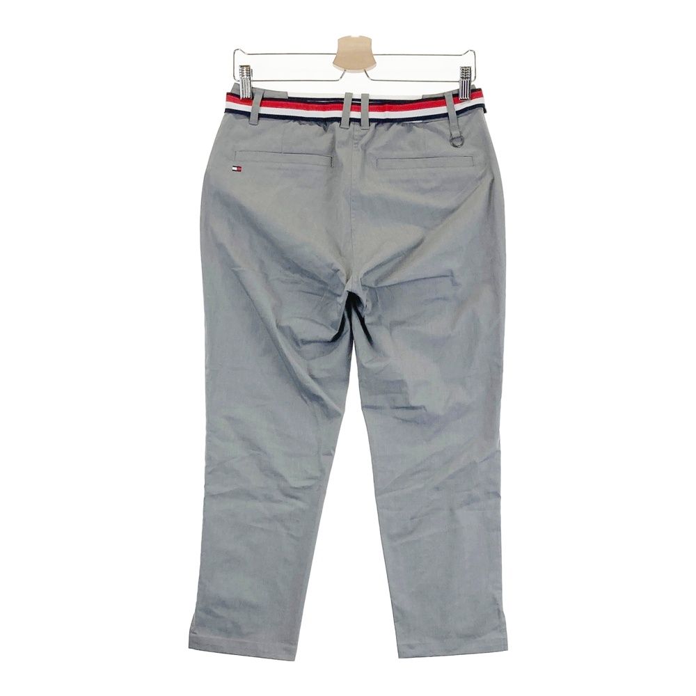 サイズ L TOMMY HILFIGER GOLF トミー ヒルフィガーゴルフ モデル ベルテッドツイル パンツ グレー系 240101541626 ゴルフウェア レディース ストスト
