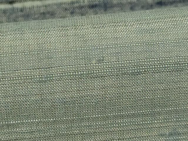 平和屋着物○紅花紬 米沢 訪問着 横段文 背抜き仕立て 正絹 逸品