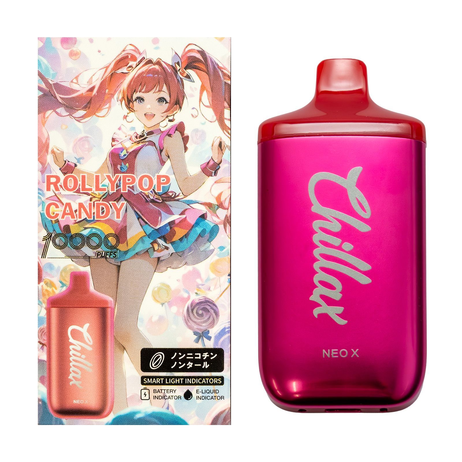 Chillax チラックス [本体 カートリッジ内蔵] ROLLYPOP CANDY