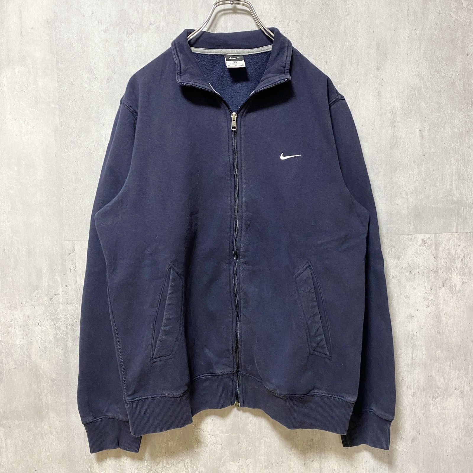 古着 used NIKE ナイキ 長袖フルジップスウェット トレーナー ワン 