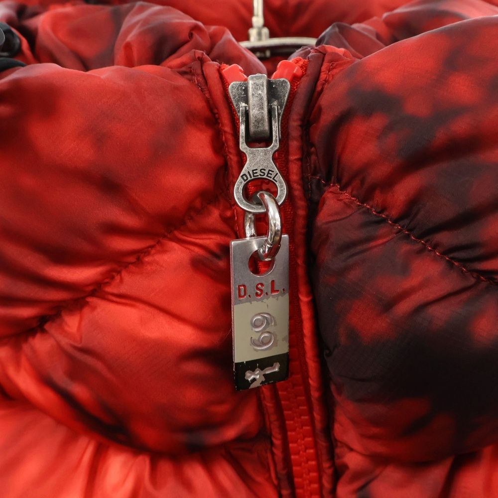DIESEL (ディーゼル) 23AW W-Ralla-SL Jacket タイダイ柄 ダウンベスト