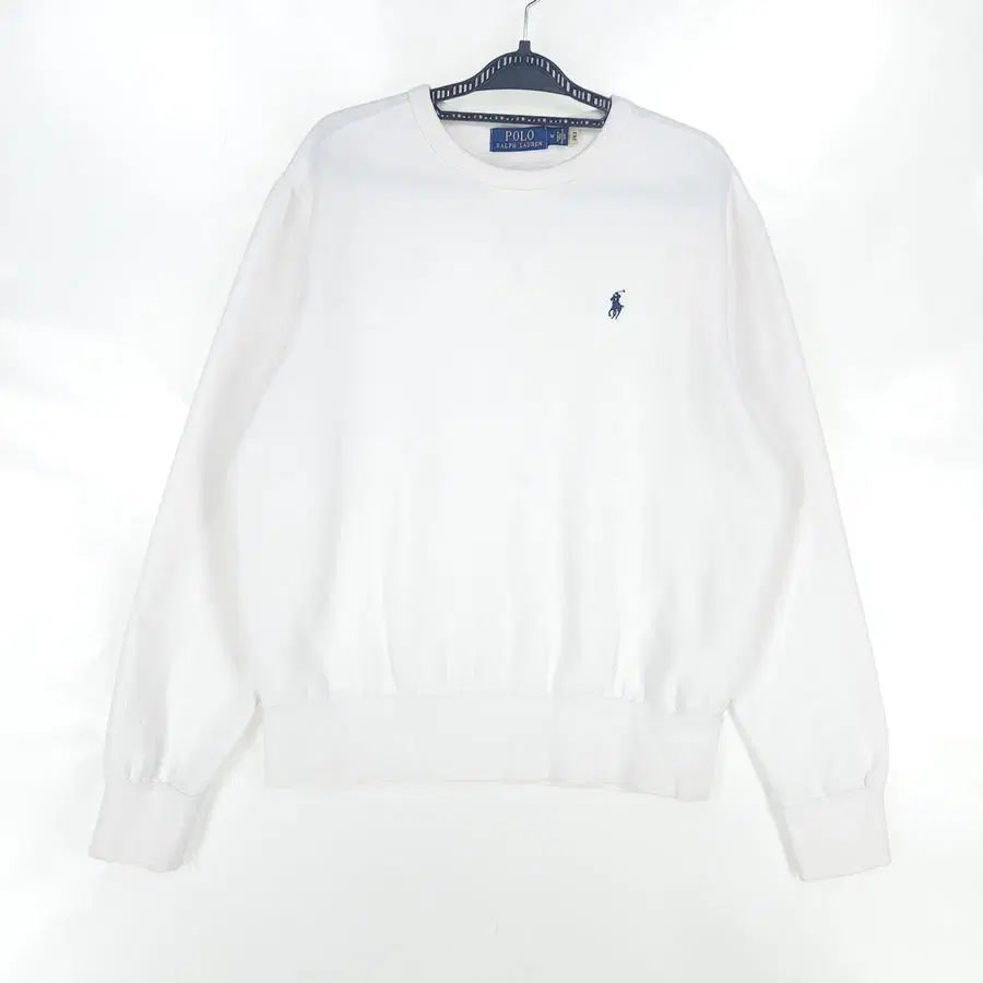 メンズ M POLO RALPH LAUREN(ポロラルフローレン) 白 裏起毛 パーカー Y51 ー 027 /ビンテージフレンド