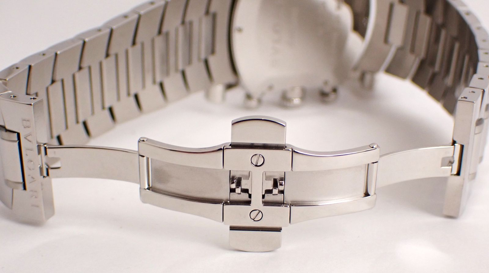 ブルガリ アショーマ クロノグラフ AA48SCH 自動巻き ステンレス  