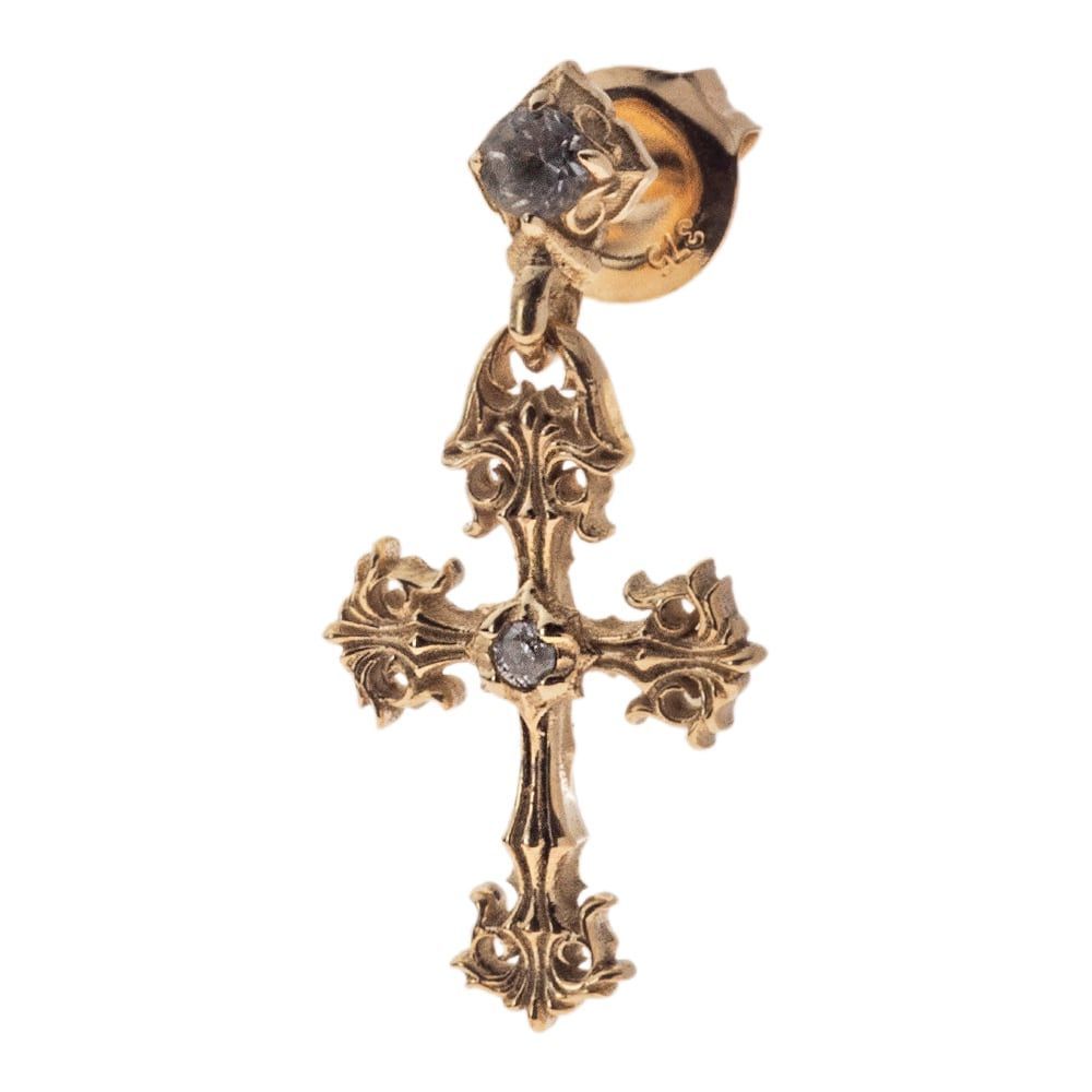 直営 ダイヤモンドゴールドクロスピアス アルテミスクラシック シルバーアクセサリー ジュエリーブランド