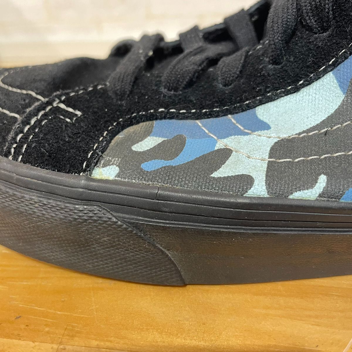 シュプリーム SUPREME ×VANS バンズ 15SS SK8-Mid スケート ミッド SKY 