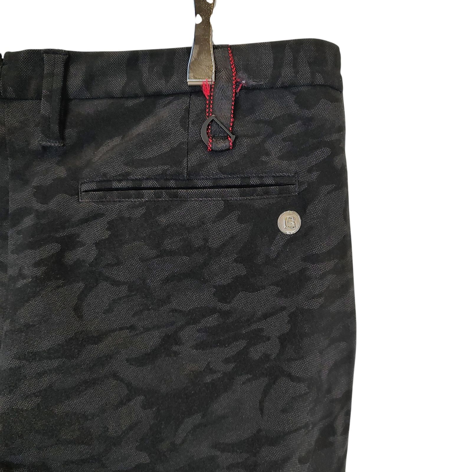 BRIEFING ブリーフィング カモフラ メンズ ゴルフ シャツ L 3Dロゴ