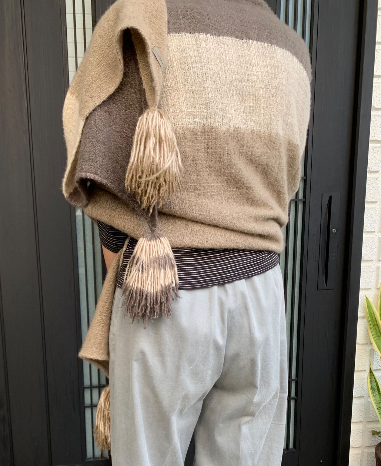 ヨーガンレール JURGEN LEHL アルパカ毛 マフラー ベージュ - メルカリ 