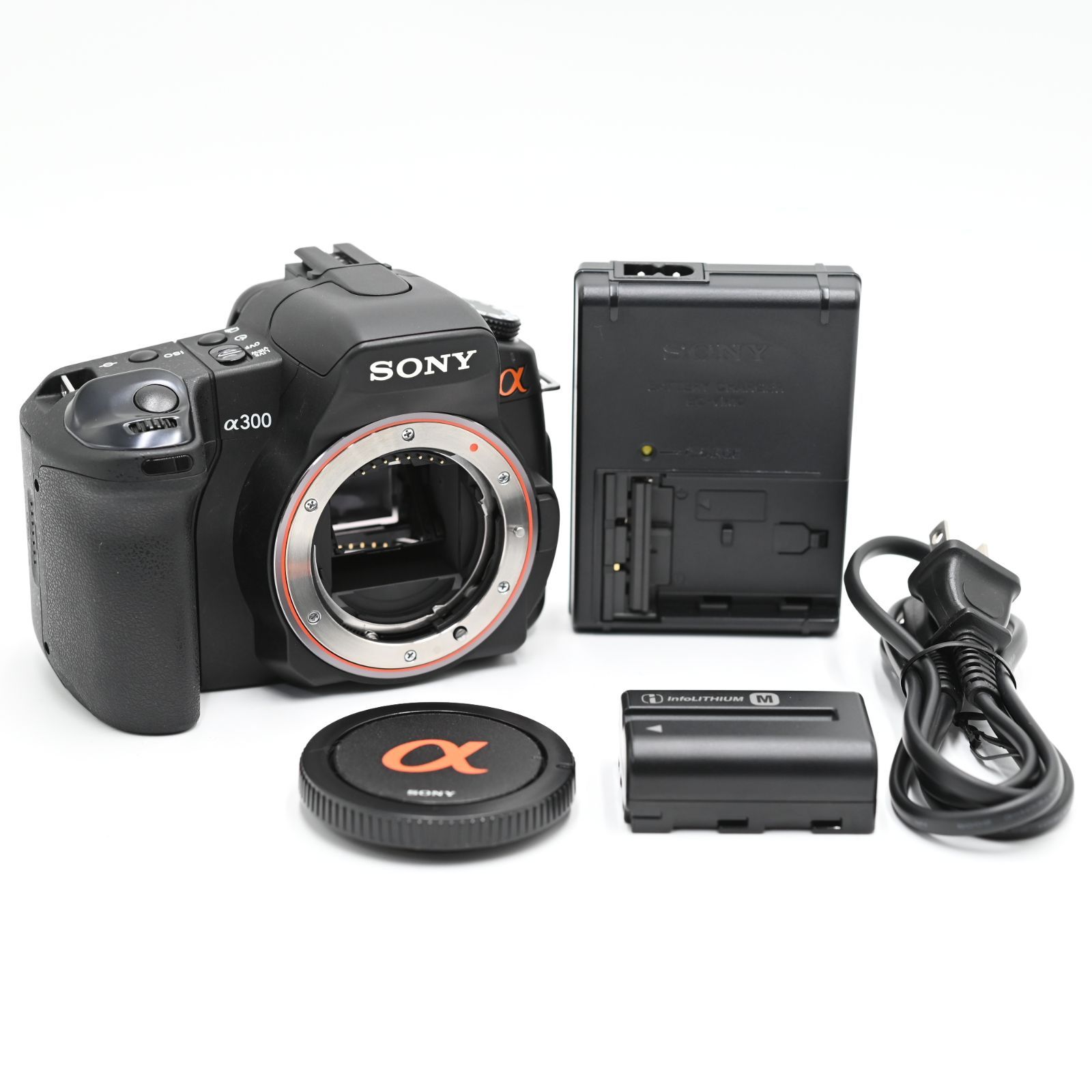極上品】ソニー SONY デジタル一眼レフカメラ α300ボディ ブラック