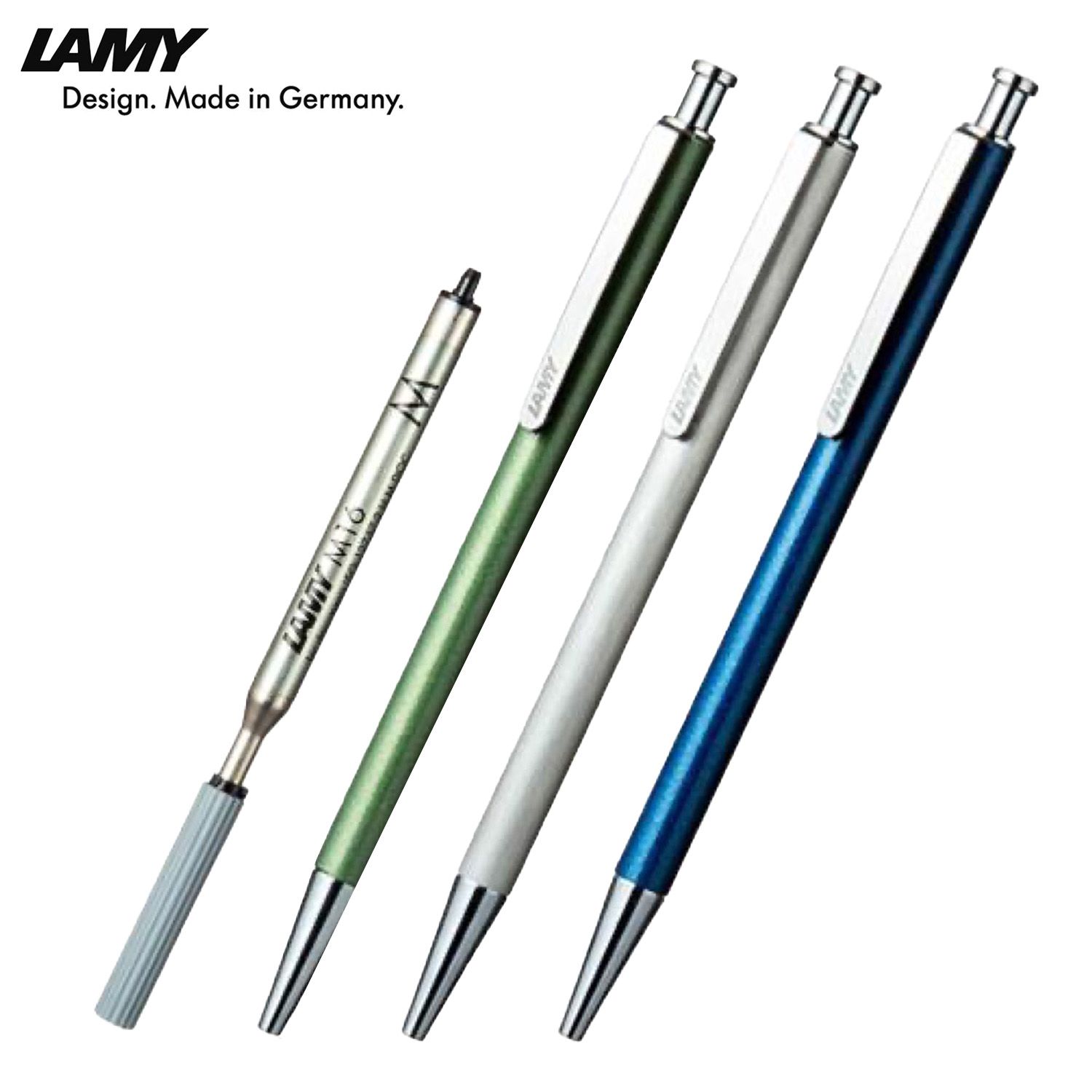 LAMY L245 高級 ボールペン STシリーズ 替え芯付き 2色インク 黒 青