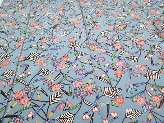 平和屋着物○上質な小紋 紅型 花蝶文 正絹 逸品 CAAS0004th - メルカリ