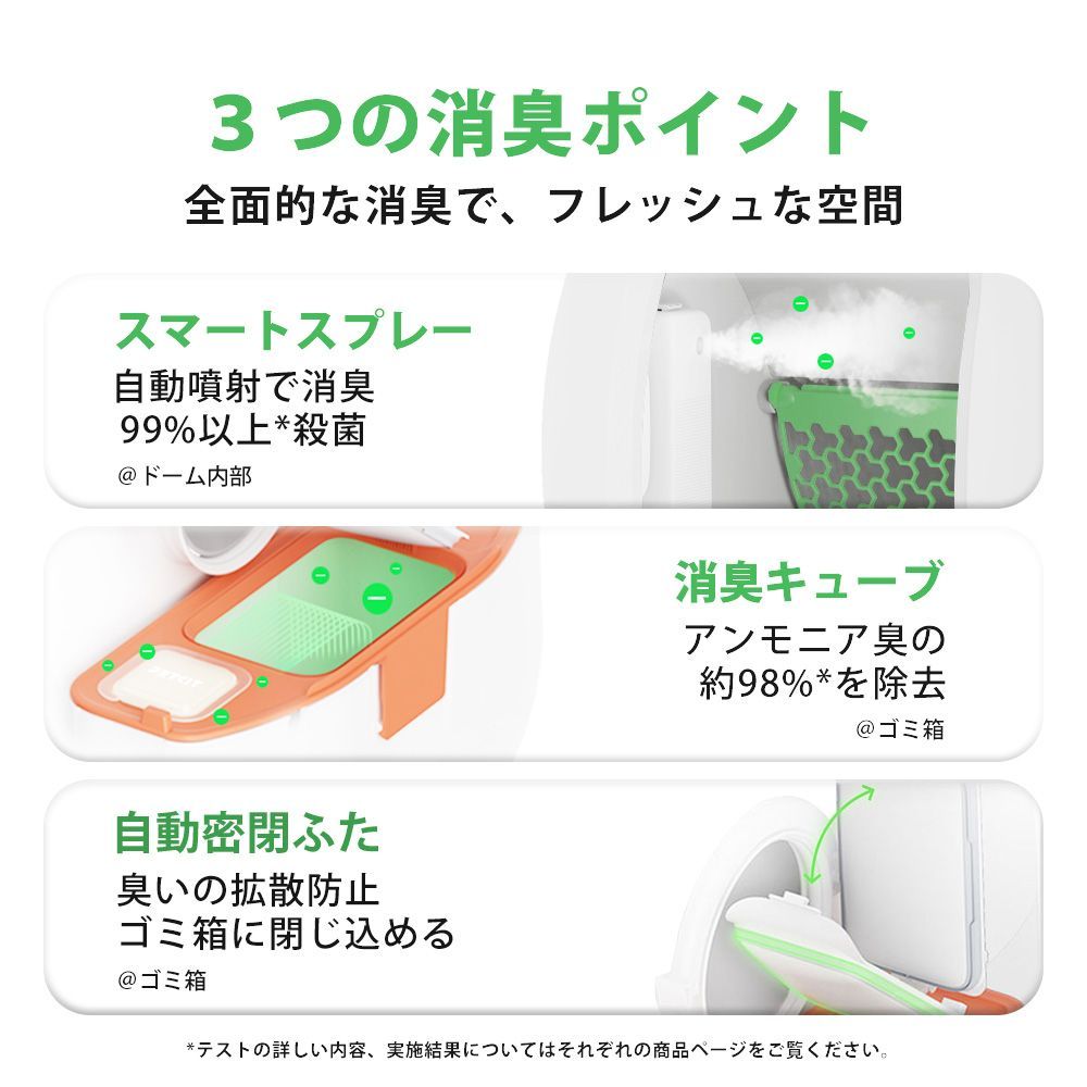 自動トイレ 猫