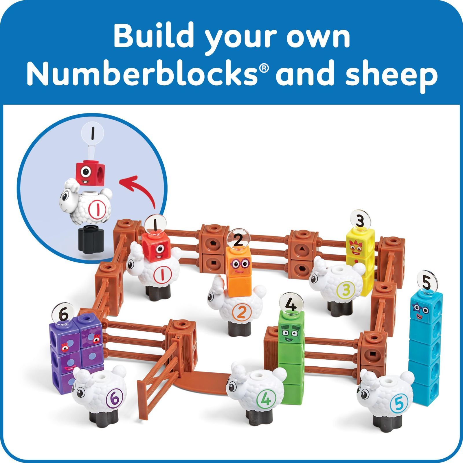 数量限定】Numberblocks マスリンクキューブ アクティビティ