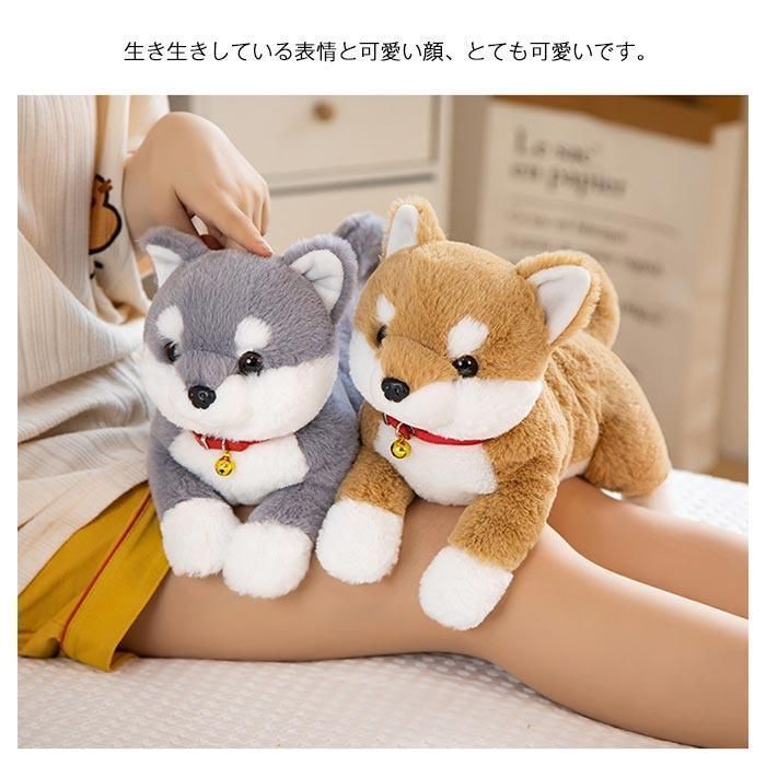 かわいい柴犬のぬいぐるみ犬 Amazon.co.jp: ぬいぐるみ 抱き枕 柴犬 可愛い 動物 小さい 柴犬