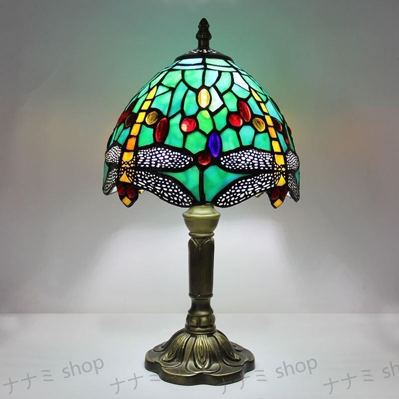 LEDテーブルランプ ステンドグラス