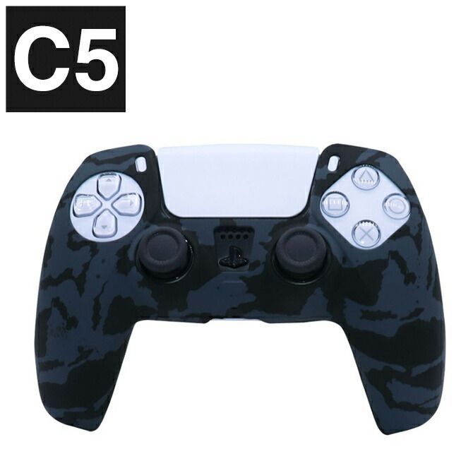 PS5 アクセサリー 純正 コントローラー カバー 滑り止め 汚れ防止 PS5 