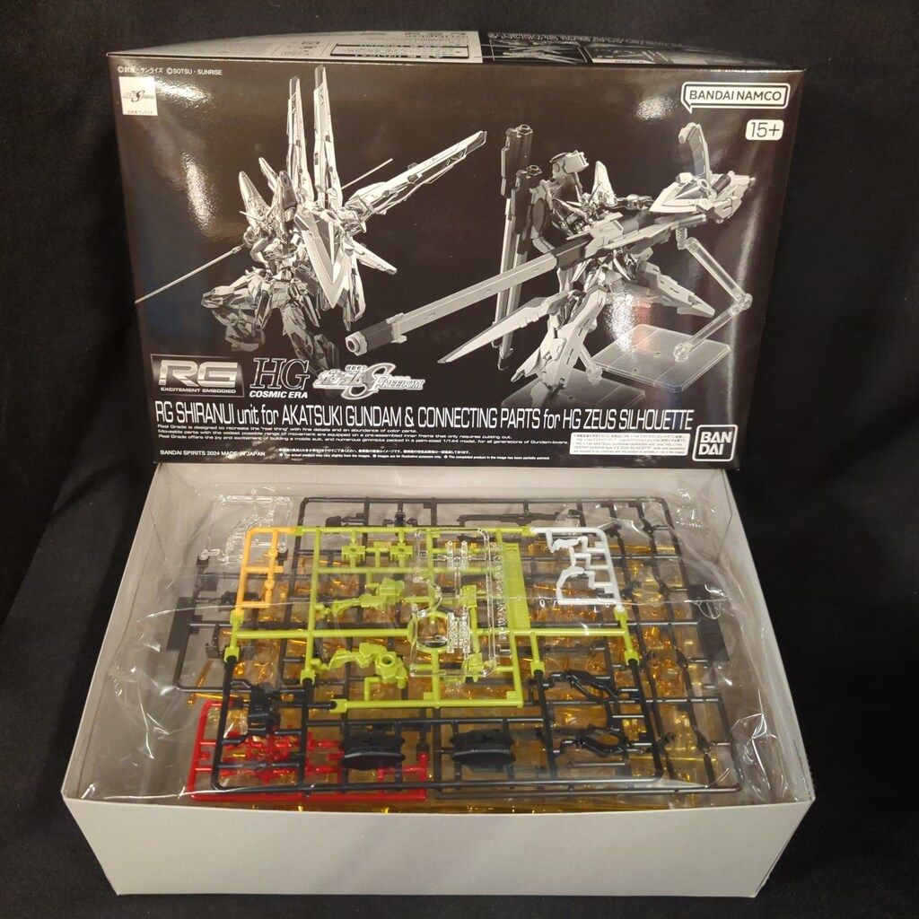 BANDAI SPIRITS RG/HG 1/144 機動戦士ガンダムSEED FREEDOM アカツキガンダム用シラヌイパック ★新品 RG アカツキガンダム用シラヌイパック HGゼウスシルエット用接続パーツ