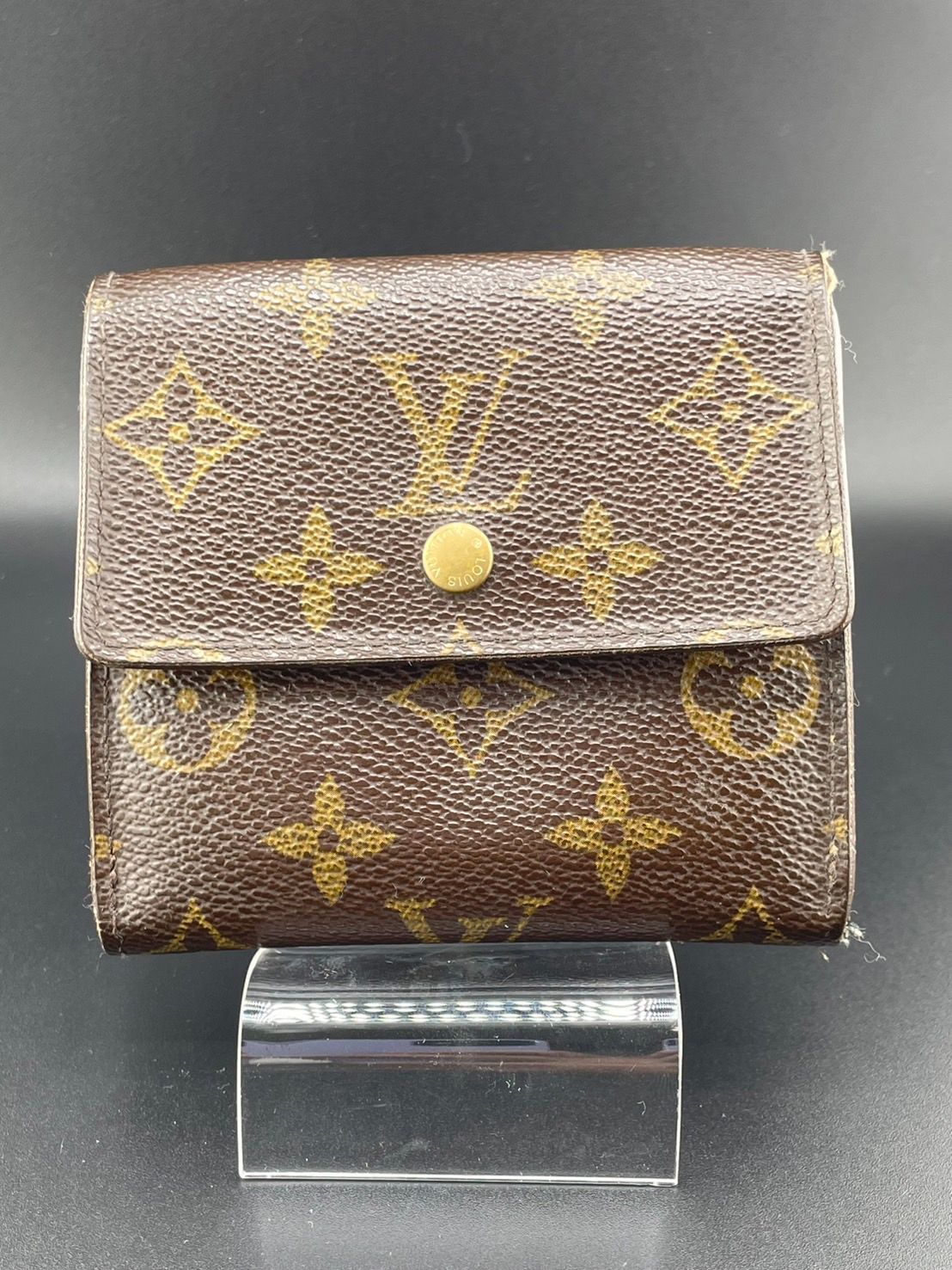 【中古品】LOUIS VUITTON ポルトモネ・ビエ・カルトクレディM61652 モノグラムレディースメンズお財布ルイ・ヴィトンWホック財布