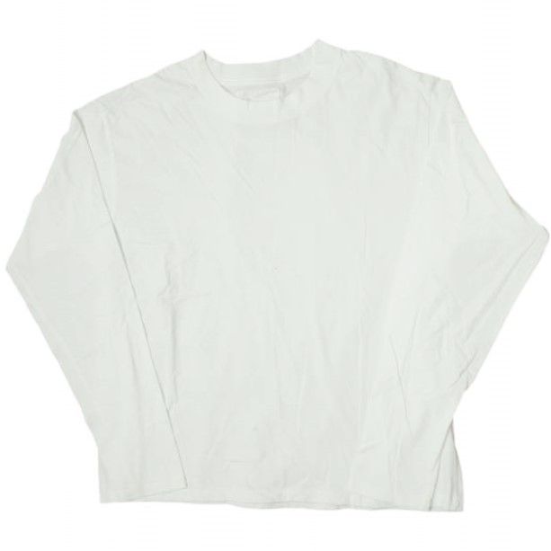 RE-PURPOSE リパーパス 日本製 SOLID L/S TEE ソリッドロングスリーブTシャツ L ホワイト 長袖 L'ECHOPPE レショップ トップス g9052